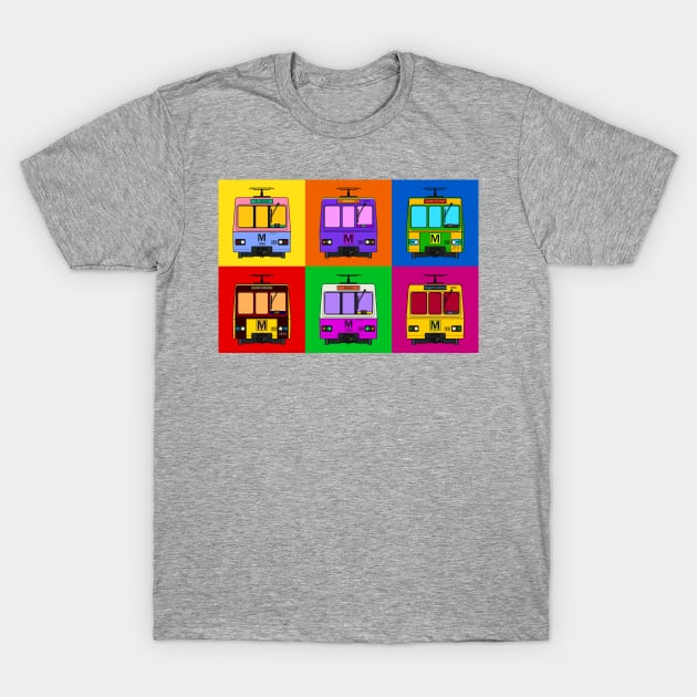 Metro Pop Art T-Shirt by charlie-care